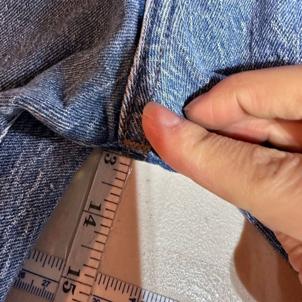 MADEWELL Women's The Tall '90s Straight Enmore Blue Wash Jean Jeans size 33T - Picture 12 of 13